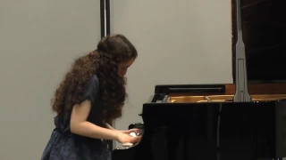 Yael Koldobsky at "Pnina Salzman Competition 2017", ages 15–19,  Semi final.