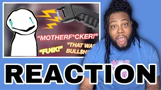 dream swears like CRAZY every time he gets shocked when he takes damage | JOEY SINGS REACTS