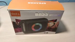 Обзор на необычную блютуз колонку Go3 L speaker Bass