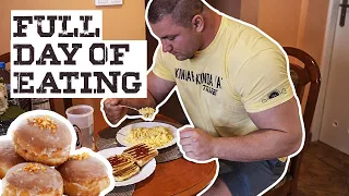 [ENG SUB] Mateusz Kieliszkowski - Full Day Of Eating | Strongman Diet