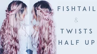 Fishtail Braid and Twist Hair Tutorial | Kirsten Zellers