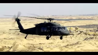 UH-60 Black Hawk helicopter engine - idle sound effect