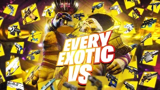 EVERY EXOTIC VS CALUS!! [All 70 Exotic Weapons in Destiny 2]