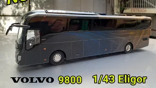 Volvo 9800 (México) Diecast Marca Eligor escala 1/43 #autocare#coleccionismo#autobusaescala#onibus