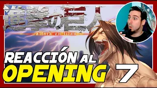 SHINGEKI NO KYOJIN! REACCION al OPENING 7!! (4 temporada - 2 parte!!) Demasiado spoiler?!