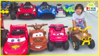 Ryan's Power Wheels Collections Ride On Car!