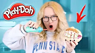 ПЛЕЙ ДО ДОКТОР ЗУБАСТИК ЧЕЛЛЕНДЖ | PLAY DOH Dentist Doctor Drill CHALLENGE МИСТЕР ЗУБАСТИК