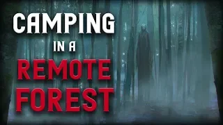 Camping in a remote forest, We found a child wandering in the dark | Creepypasta | Scary Stories