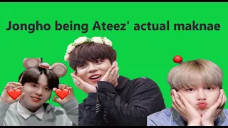 Jongho being ateez maknae