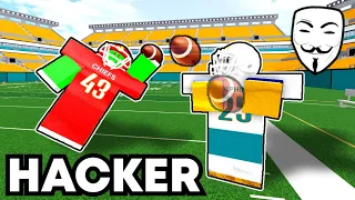 WE WENT AGAINST A MAG SCRIPTING HACKER... (FOOTBALL FUSION 2)