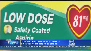 Studies: Low-Dose Aspirin May Not Prevent Initial Heart Attack