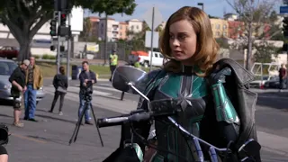 New Captain Marvel Behind The Scenes HD Clip