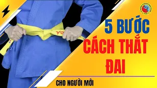 5 Bước Cách Thắt Đai Võ Vovinam Cho Người Mới 2021 I Nguyễn Đức Mẫn