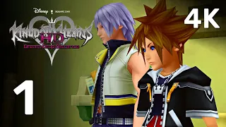 Part 1 | Kingdom Hearts Dream Drop Distance HD | 4K60 No Commentary Walkthrough and Cutscenes