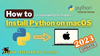 How to install Python on macos 2023 latest tutorial #python
