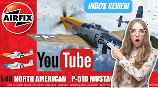 Airfix 1/48 P-51D Mustang Inbox Review