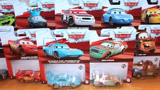 Mattel Disney Cars 2022 Walmart Case C Murray Clutchburn McQueen King Darla Vanderson Alternators