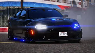 Unmarked Hellcat Catches Porsche Driver Drifting In GTA 5 RP | Diverse Roleplay DVRP