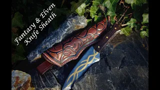 Fantasy & Elven Knife Sheath, LARP, DIY