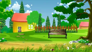 Background Animasi Bergerak Taman Bunga Untuk Latar Belakang Video