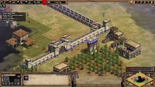 AoE2:DE - 1x1 Extreme AI - Hideout (Fast Playback)