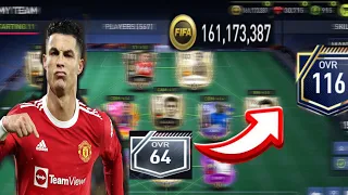 HOW TO FAST GET 116 OVR F2P IN FIFA MOBILE 22|TEAM UPGRADE IN FIFA MOBILE 22