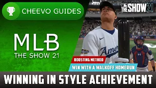 MLB The Show 21 - Winning In Style | Achievement / Trophy Guide **BOOST METHOD**