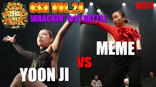 "YOON JI vs MEME" OLD SCHOOL NIGHT VOL.24_2023_WAACKING 1vs1 SEMI FINAL