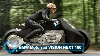 самобалансирующегося мотоцикла BMW Вождение вживую BMW VISION NEXT 100 Автономный  BMW CARJAM