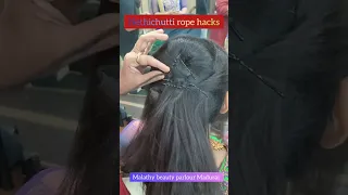 #nethichutti rope #hacks #tips&tricks #maduraimakeupartist #malathybeautyparlourmadurai #hdmakeup