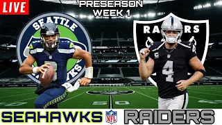 Seattle Seahawks Vs Las Vegas Raiders: Preseason Week 1: NFL Live Game