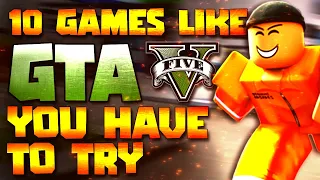 10 Roblox Games like GTA 5 (Must Try !)