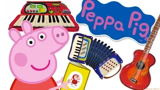 Peppa Pig & Musical Instruments for Kids | MusicMakers Compilation - From Baby Teacher