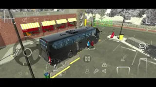 city bus service in a car parking multiplayer