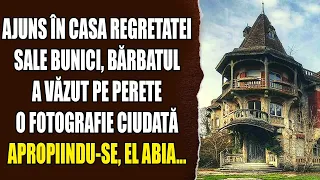 Ajuns în casa regretatei sale bunici, bărbatul a văzut pe perete o fotografie ciudată. Apropiindu-se