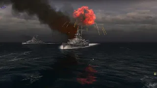 Atlantic Fleet | Bismarck & Hutten vs. Hood & Prince of Wales