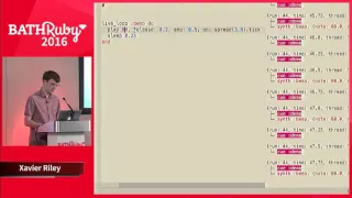 BathRuby 2016 - Rocking Out In Ruby - A Playful Introduction to Sonic PI by Xavier Riley