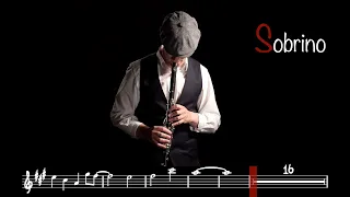 LA VIE EN ROSE - ZAZ - GYPSY JAZZ - (SOBRINO CLARINET COVER WITH SHEET MUSIC)