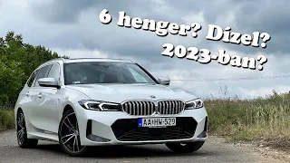 DÍZEL? 6 HENGER? 2023-ban? | BMW 330d (2023) | xDrive Touring | TESZT