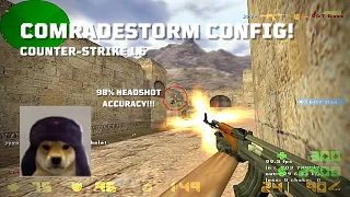 Trying ComradeStorm's Config! | 🔥🔥 98% Headshot Accuracy! 🔥🔥 | Counter-Strike 1.6