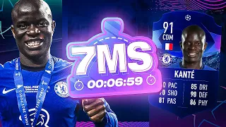 UCL MOTM N'GOLO KANTE 7 MINUTE SQUAD BUILDER! #FIFA21 Ultimate Team