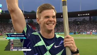 Complete Men's Pole Vault Final.  Zürich Diamond League, Day 2 Letzigrund Stadium, September 9, 2021