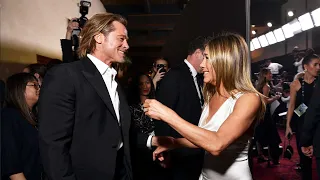 Watch Brad Pitt and Jennifer Aniston Reunite and Win BIG! | SAG Awards 2020