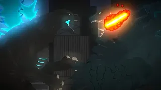 gamera rebirth vs godzilla minus one | kaiju battle | PPANIMAN | animation