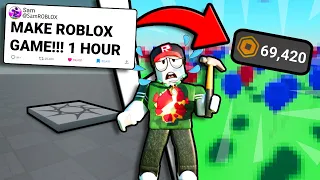 I Made a Roblox Game in 1 Hour!