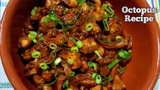 How to cook octopus recipe | A delicious!! octopus recipe | Octopus masala recipe.