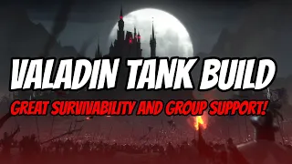 Valadin Tank Build | INSANE Survivability, Group Support and CC | V Rising