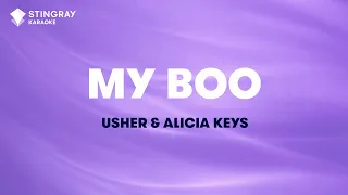 My Boo - Usher, Alicia Keys (Karaoke with Lyrics - No Lead Vocal)