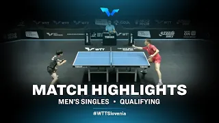 Lilian Bardet vs Hiroto Shinozuka | WTT Contender Laško 2021 | MS | Qual