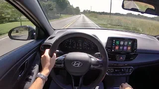 2019 Hyundai Elantra GT N Line (6-Speed Manual) - POV Driving Impressions